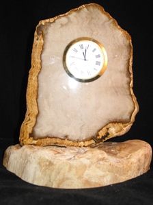 Stunning Petrified Wood Clocks