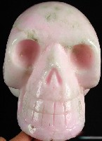 Pink Aragonite Skulls