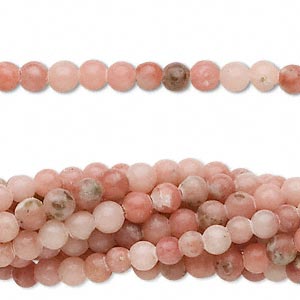 Pink Lepidolite Beads
