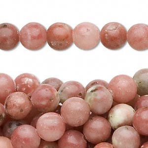 Pink Lepidolite Beads