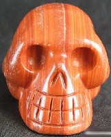 Red Woodlike Skulls