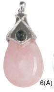 Rose Quartz Antique Teardrop With Cab