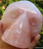 Rose Quartz Skull