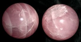 Rose quartz sphere