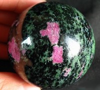 Ruby Zoisite Spheres