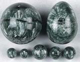 Seraphinite Spheres & Eggs