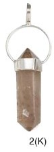 Smoky Quartz Point Pendants 