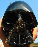 Smoky Quartz Skulls