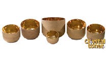 Solid Gold Classic Frosted Singing Bowls