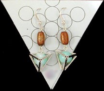 Tetrahedron Earrings