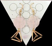Tetrahedron Earrings