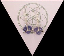 Tetrahedron Earrings