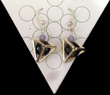 Tetrahedron Earrings