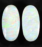 White Opal Cabochons