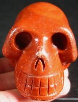 Red Woodlike Skulls