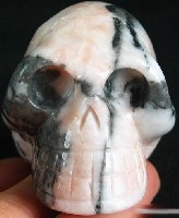 Zebra Jasper Skulls