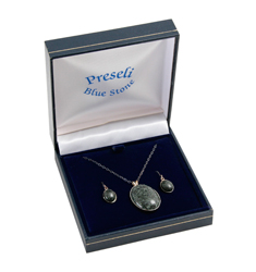 Stonehenge Bluestone Pendant And Earring Set