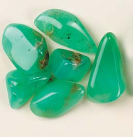 Chrysoprase From Australia, Tumbled Pieces