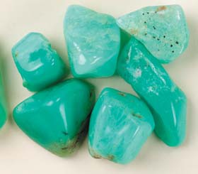 Chrysoprase From Brazil, A+ Grade, Tumbled Pieces