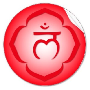 1st Chakra - Muladhara Round Stickers