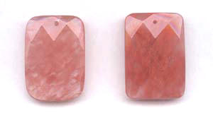 Cherry Quartz Focal Beads