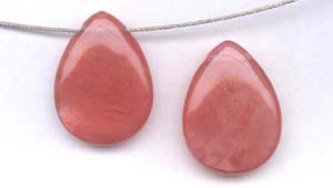 Cherry Quartz Focal Beads