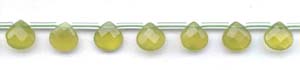 Olive Quartz Beads