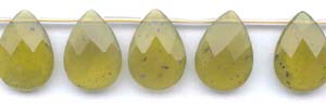 Olive Quartz Beads