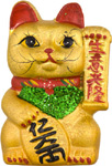 PORCELAIN LUCKY CAT BANK  