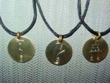 Set of 6 Usui Reiki symbols Pendants
