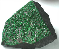 Uvarovite Crystals 