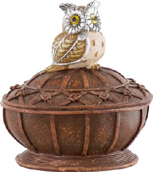 ROUND OWL BOXES