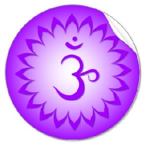 Crown Chakra - Sahasrara Round Sticker