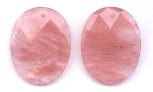 Cherry Quartz Focal Beads