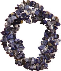 TRIPLE ROWS SODALITE BRACELET