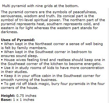 Jade 9 Grid Pyramids