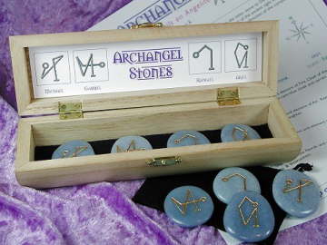 Angelite Archangel Stones