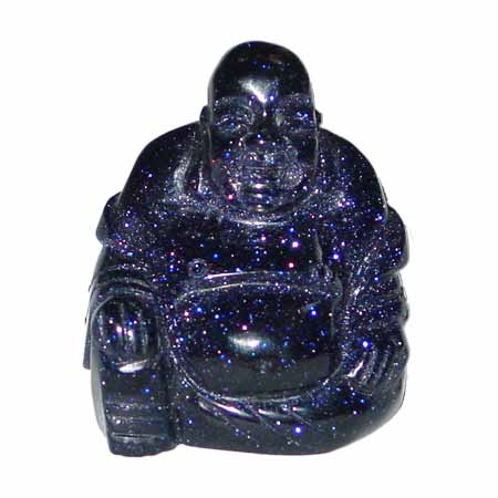 Blue Goldstone Buddha