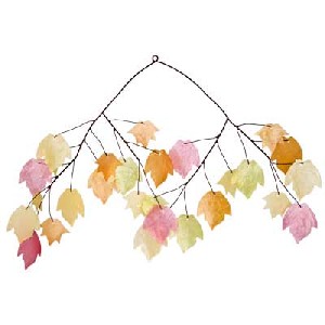 Autumn Leaves Capiz Wind Chimes