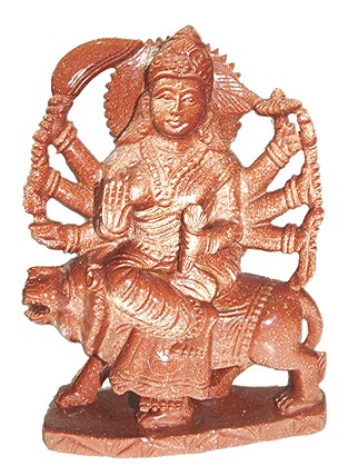 Durga Idol In Sunstone