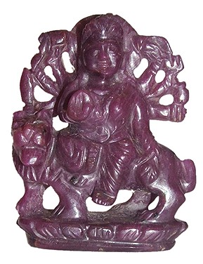 Durga Idol In Ruby