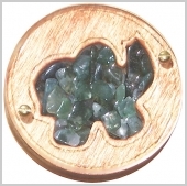 Green Moss Agates