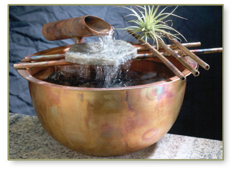 Copper Tabletop Water Fountains Feng Shui