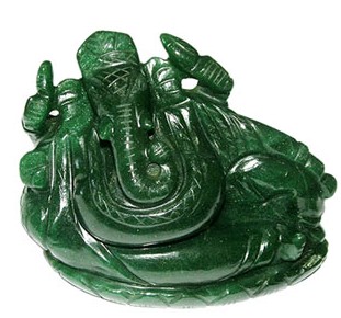 Green Jade Ganesha