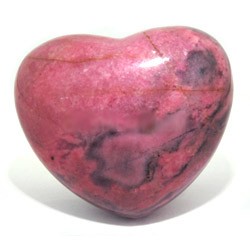 Rhodonite Crystal Heart