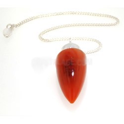 Carnelian Long Drop Pendulum