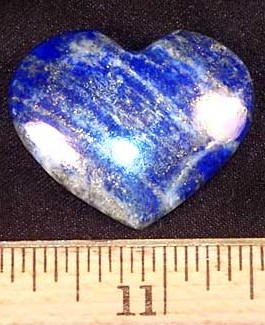 Lapis Lazuli Puffy Hearts