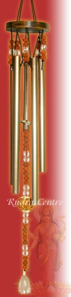 Laxmi Wind Chime With Yantra Mukhi Rudraksha