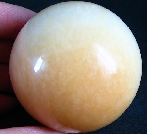 Beeswax Jade Sphere