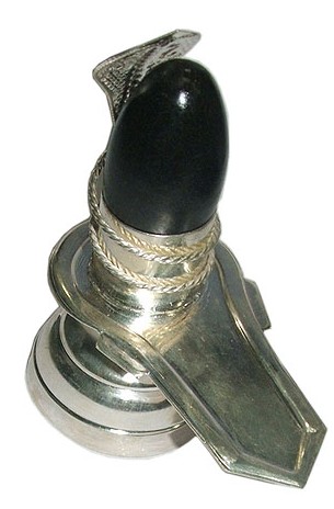 Narmada Shivling With Silver Yoni Base